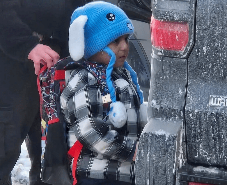 Liam Conejo Ramos being detained by ICE